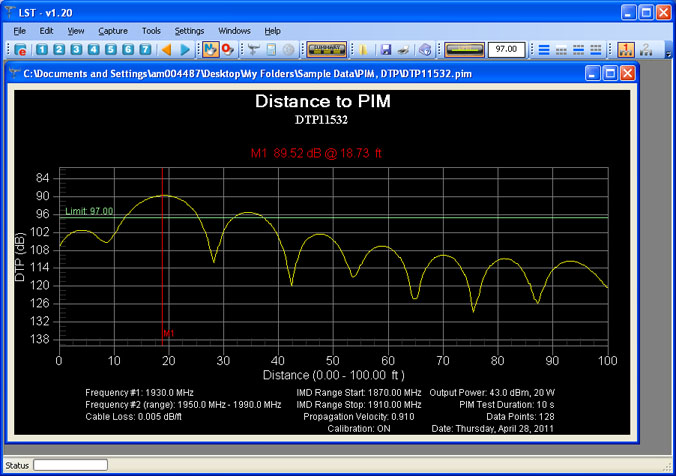 Line Sweep Tools; a tool for analyzing large numbers of PIM, Antenna, and Cable sweeps, along with preparing reports